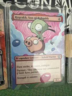 MTG Tevesh Szat, Doom of Fools and Rograkh, Son of Rohgahh (Hand Painted Alters) - Image 3