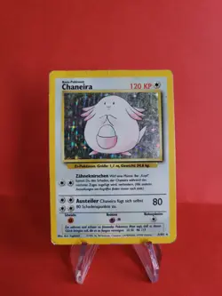 Pokemon Karte/card - Chansey Chaneira 3/102 - Base Set - Holo - Light Played - Image 1