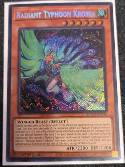 2025 Yu-Gi-Oh Doom of Dimensions Radiant Typhoon Krosea DOOD-EN015 NM - Image 1