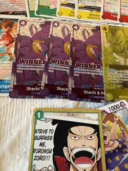 One Piece Winner and Promo Card Lot - Image 2