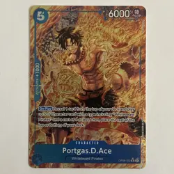 One Piece Portgas D Ace OP08-052 (Alt Art) - One Piece Two Legends NM Single! - Image 1