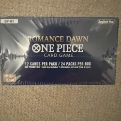 One Piece TCG OP-01 Romance Dawn Booster Box Sealed, White Bottom - Image 4