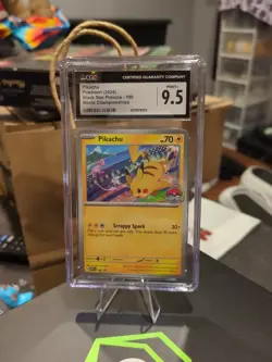 Pokemon Pikachu 2024 World Championships SVP en 190 Sealed Card - Image 1