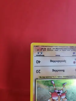Pokemon Karte/card - Nockchan Hitmonchan 7/102 - Base Set - Holo - Light Played - Image 4