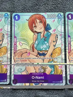 O-Nami (Illustration Box Vol.1) OP05-062 One Piece Promo Foil 3 Card Lot - Image 3