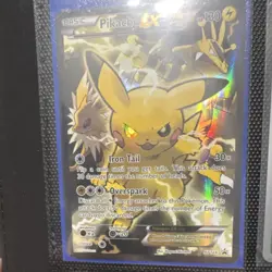 Pokemon Pikachu EX Full Art Black Star Promo Holo Card XY124 - Image 1