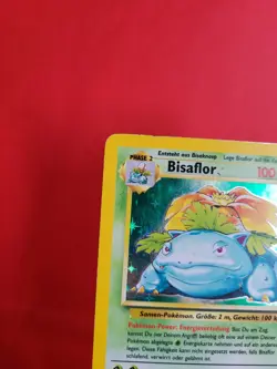 Pokemon Karte/card - Venusaur Bisaflor 15/102 Holo Base Set Very Good - Image 2