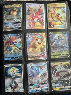 Pokemon card binder collection card lot-142 cards - Image 1