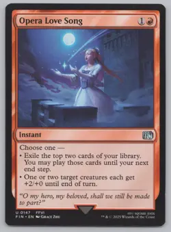 MTG Playset (4) - Final Fantasy - Opera Love Song #147 -j510 - Image 2