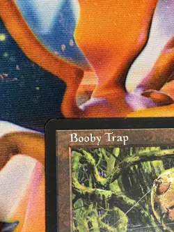 C5509 MAGIC THE GATHERING MTG TEMPEST BOOBY TRAP RARE LP - Image 3