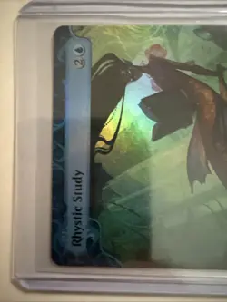 Foil Rhystic Study NM Wilds of Eldraine: Enchanting Tales (WOT) - Image 2