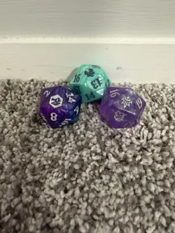 3x - Oversized Spindown MTG Dice / Die D20 - Throne Of Eldraine And Other Jumbo - Image 1