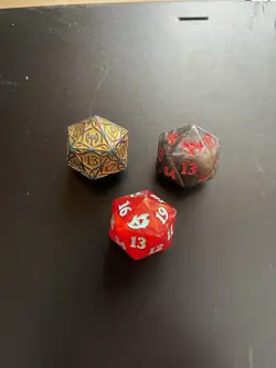 Magic The Gathering MTG Gold Red Purple Oversized Spindown Die Dice - Image 2