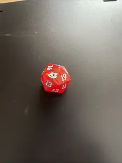 Magic The Gathering MTG Gold Red Purple Oversized Spindown Die Dice - Image 3