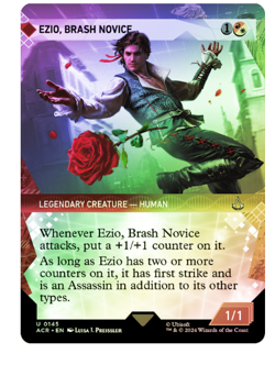 Ezio, Brash Novice - Foil - Showcase Assassin's Creed MTG - Image 1