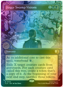 Foggy Swamp Visions - Foil - Showcase Avatar MTG - Image 1