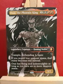 Ozai, the Phoenix King 0331 (Borderless) - Avatar: the Last Airbender - NM - MTG - Image 1