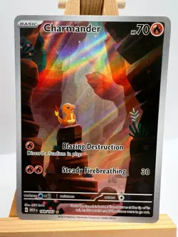 Pokemon TCG - S&V 151 - 168/165 Charmander - Illustration Rare - NM/M - Image 1