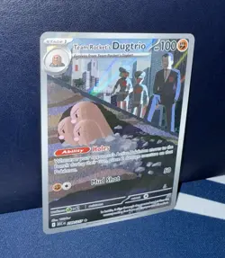 Pokemon TCG Team Rocket’s Dugtrio 239/217 Illustration Rare Ascended Heroes NM - Image 1