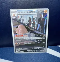 Pokemon TCG Team Rocket’s Dugtrio 239/217 Illustration Rare Ascended Heroes NM - Image 2