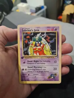 Sabrina’s Jynx 1st Edition Gym Heroes 59/132 WOTC Vintage Pokemon MP - Image 1