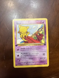 Pokemon WOTC Abra 49/82 Team Rocket First Edition - Image 1