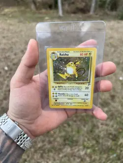 Pokemon TCG Raichu Holo Base Set 2 - Image 2