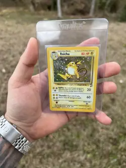 Pokemon TCG Raichu Holo Base Set 2 - Image 3