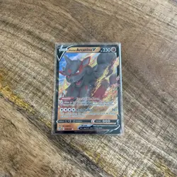 Pokemon TCG Hisuian Arcanine V Silver Tempest 090/195 Holo Ultra Rare - Image 1