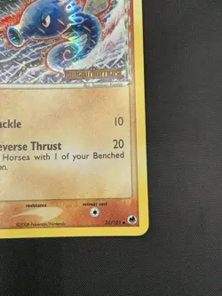 Pokemon Horsea Reverse Holo 31/101 EX Dragon Frontiers Stamped Free Shipping - Image 5