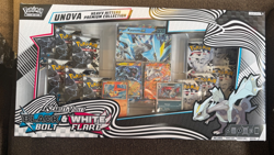 Pokemon Unova Heavy Hitters Costco Premium Collection Black Bolt White Flare 1pk - Image 1