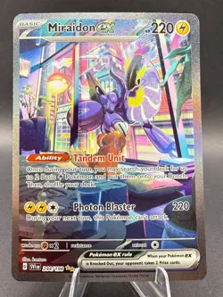 Pokemon TCG Miraidon ex 244/198 S & V Base Set Special Illustration Rare NM - Image 1