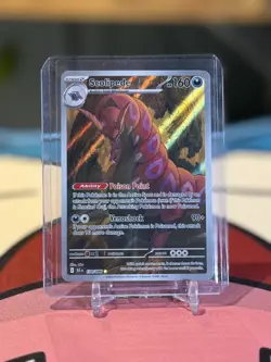 2025 Pokemon SV Black Bolt - BLK EN #134/086 Scolipede Illustration Rare - Image 1