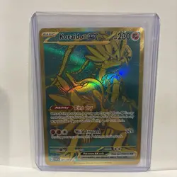 Pokemon TCG Koraidon ex Gold 245/091 Paldean Fates Hyper Rare NM Pack Fresh - Image 1