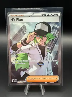Pokemon TCG | N's Plan 163/086 Sv: Black Bolt Holo Pack Fresh NM+ - Image 1