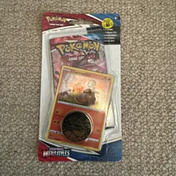 Pokemon Battle Styles TCG Charmander Promo Sealed Blister Booster Pack with Coin - Image 1