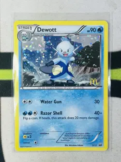 Pokemon TCG Dewott 5/12 Holo McDonald’s Rare 2012 - NM - Image 1