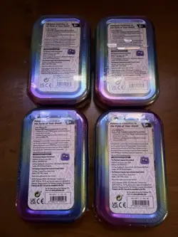 Lot of 4 - Pokemon TCG - Prismatic Evolutions Mini Tins - FACTORY SEALED - Image 2