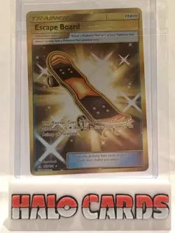 PACK FRESH Pokemon TCG Escape Board Secret 167/165 SM Ultra Prism Secret Rare HF - Image 1