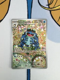 Pokemon TCG Seismitoad Illustration Rare Black Bolt 105/086 English - Image 1