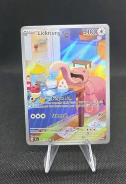 Lickitung 180/162 SV05: Temporal Forces Illustration Rare Pokemon TCG - Image 1
