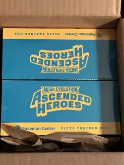 Pokemon TCG - Ascended Heroes Pokemon Center ETB Elite Trainer Box *Lot Of 2 - Image 1
