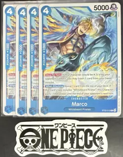 4x One Piece ST22-012 C Marco - English - Regular - Playset - TCG - NM/M - Image 1