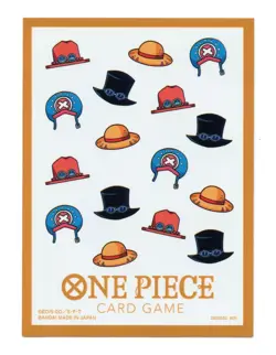 ONE PIECE Official Sleeve Vol.13 Hat Pattern Individual Card Sleeve Bandai Orig. - Image 3