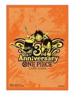 ONE PIECE 3rd Anniversary Three Brothers Individual Card Sleeve Bandai Original - Image 3