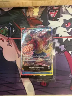 ONE PIECE 2ND ANNIVERSARY TOURNAMENT MONKEY D LUFFY P-043 Sealed Promo Pack - Image 1