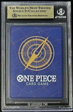 BGS 10 One Piece OP04-104 SR* Sanji Alt Art Foil - English - PRB01 - Graded - Image 2