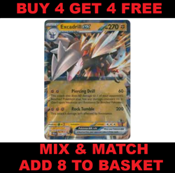 Excadrill EX 046/086 Black Bolt B&W Near Mint Pokemon Card - Image 1