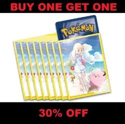 1 x 65 pack New Sealed Pokemon Premium Lillie Tournament Collection card sleeves - Image 1