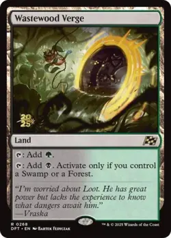 MTG English Wastewood Verge NM Foil Promos: Prerelease Cards - Image 1